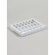 Подставка для цветов Greengo, 3 полки, 50×25×46 см, напольная, бамбук, белая