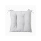Подушка на стул «Этель» Home, 42×42 см, светло-серая