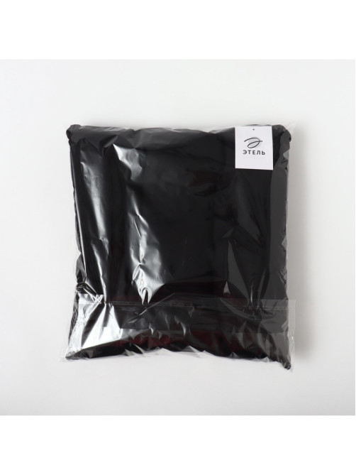 Подушка на стул «Этель» Home, 42×42 см, чёрная