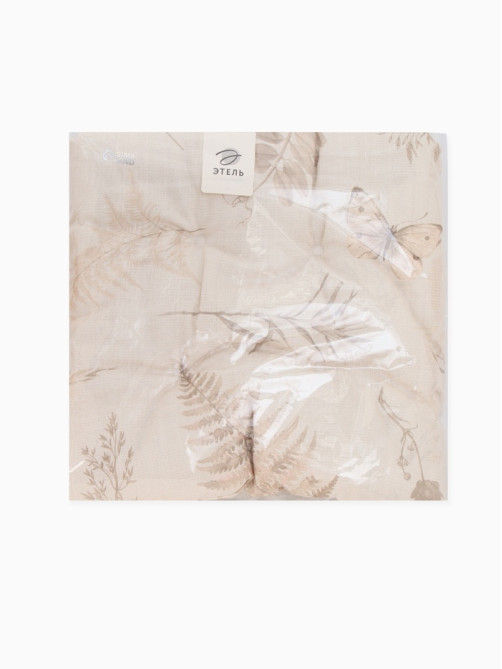Подушка на стул «Этель» Flower herbarium, 42×42 см, 100% хлопок, репс 210 г/м²