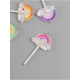 Подвеска для творчества акрил «Радуга и тучки», 6×3.5×1 см, МИКС