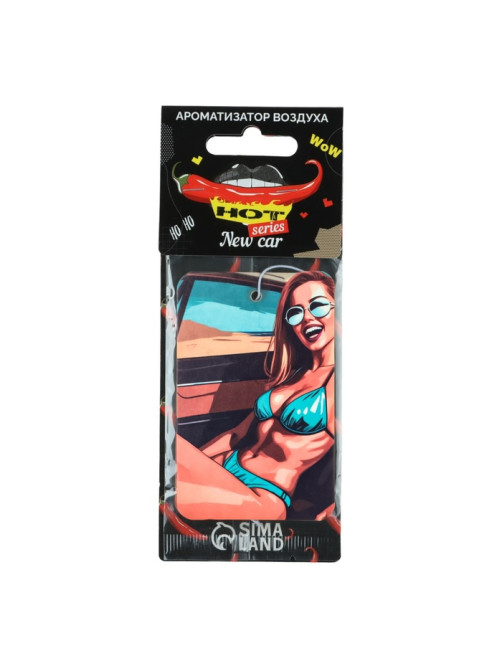 Ароматизатор в авто подвесной Cartage Hot Series, Новая машина, картонный