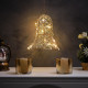 Светодиодная фигура «Колокол» 20×15×15 см, 20 LED, от батареек AAx2, свечение тёплое белое