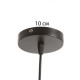 Светильник «Бомбат» Е27 40 Вт черный 4×4×18 см