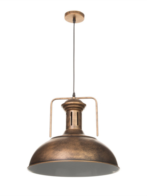 Светильник подвесной BayerLux William, 1×40 Вт, Е27, золотисто-чёрный, 40×40×35-100 см