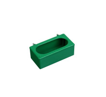 Навесная кормушка - поилка, 4×6×12 см, лотковая, пластик, Greengo