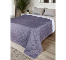 Покрывало евро макси LoveLife Cage: grey, 240×210±5 см, микрофайбер