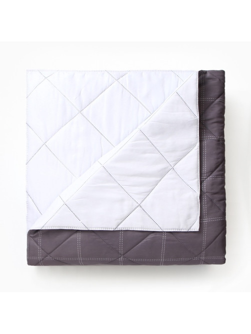 Покрывало евро макси LoveLife Cage: grey, 240×210±5 см, микрофайбер