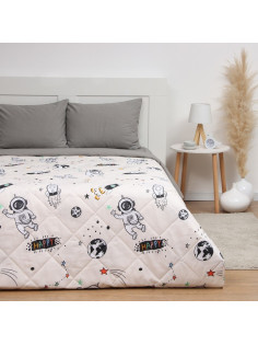 Покрывало 1.5-спальное LoveLife Astronaut, 150×210±5 см, новосатин