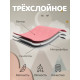 Покрывало 1.5-спальное «Этель», 120×200±5 см, велюр, розовое
