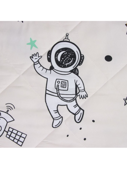 Покрывало 1.5-спальное LoveLife Astronaut, 150×210±5 см, новосатин