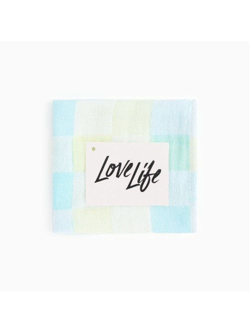 Полотенце LoveLife «Клеточки», 26×50 см, хлопок 100%, голубое