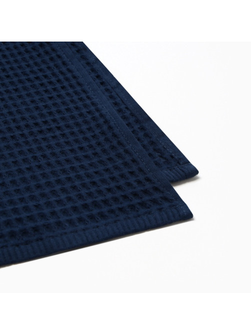 Банные полотенца LoveLife Waffle blue, 2 шт.: 100×150, 50×100 см, хлопок 100%