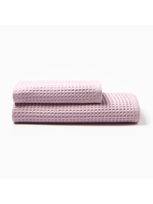 Банные полотенца LoveLife Waffle lavender, 2 шт.: 100×150, 50×100 см, хлопок 100%