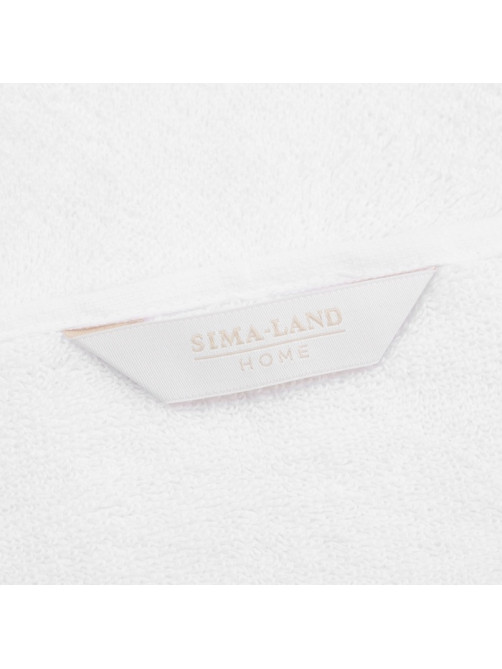 Полотенце махровое SL HOME: Floral «Блан де Блан» 30×60 см, хлопок 100%, белое