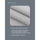 Полотенце из микрофибры ONLYTOP, 40×80 см, серое