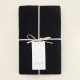 Полотенце вафельное SL HOME: Linen «Дарк Маре», 60×140 см, чёрное