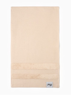 Полотенце вафельное LoveLife «Макан» 70×130 см, хлопок 100%, бежевое