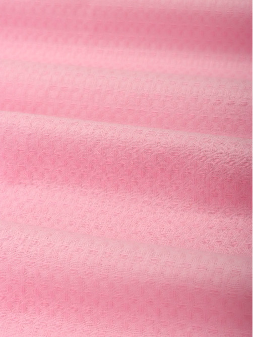 Полотенца банные вафельные LoveLife, 2 шт.: 100×150 см, 46×90 см, 100% хлопок, розовые