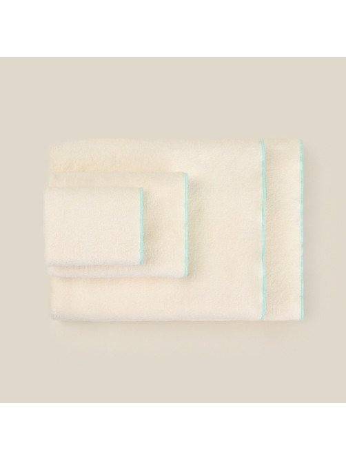 Полотенце махровое SL HOME: Frame «Айвори», 90×150 см, хлопок 100%, бежевое