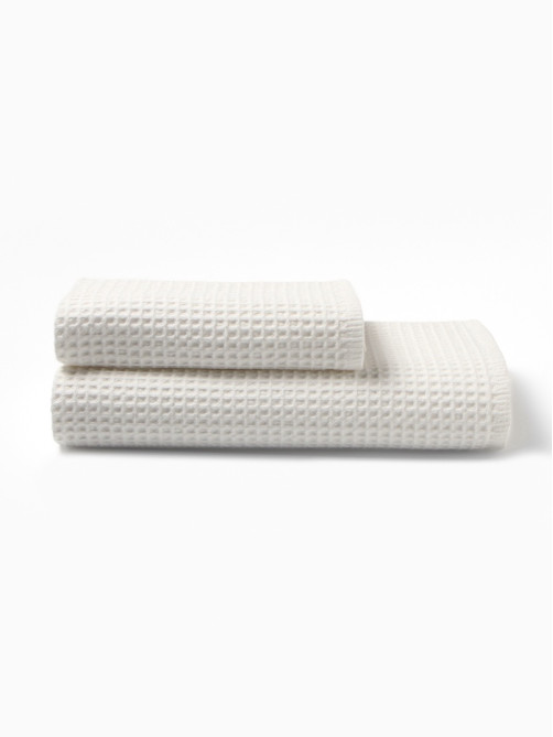 Банные полотенца LoveLife Waffle stone, 2 шт.: 100×150, 50×100 см, хлопок 100%