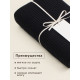Полотенце вафельное SL HOME: Linen «Дарк Маре», 60×140 см, чёрное