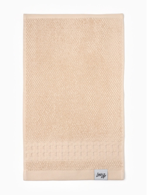 Полотенце махровое LoveLife «Регистан» 70×130 см, 100% хлопок, 500 г/м², бежевое