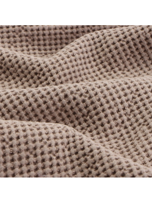 Полотенце вафельное SL HOME: Linen «Саббиа», 60×140 см, бежевое