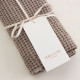 Полотенце вафельное SL HOME: Linen «Саббиа», 60×140 см, бежевое
