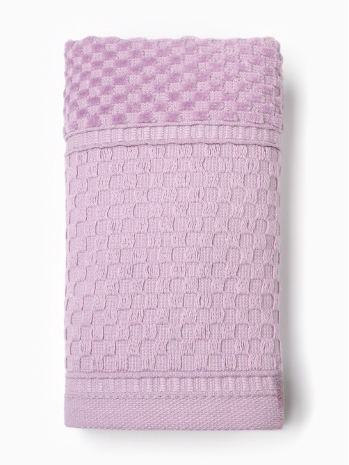 Полотенце махровое LoveLife «Ордос» 70×130 см, 100% хлопок, 430 г/м², лавандовое