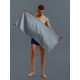 Полотенце из микрофибры ONLYTOP, 50×120 см, серое