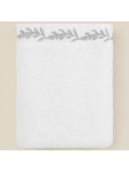 Полотенце махровое SL HOME: Floral «Блан де Блан» 50×90 см, хлопок 100%, белое