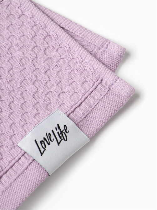 Полотенце махровое LoveLife «Ордос» 70×130 см, 100% хлопок, 430 г/м², лавандовое
