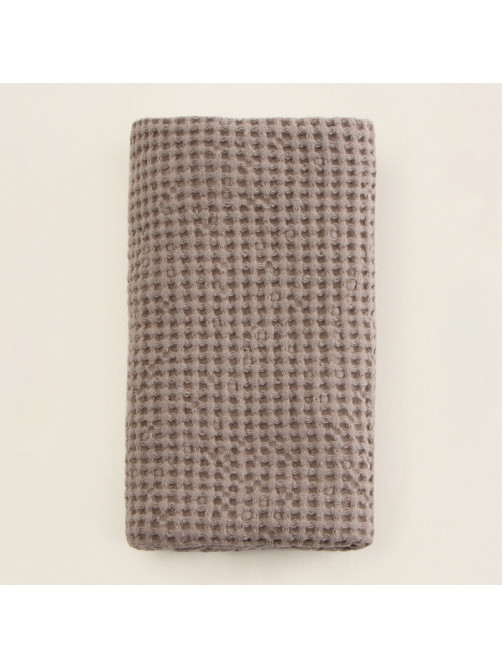 Полотенце вафельное SL HOME: Linen «Саббиа», 40×70 см, бежевое