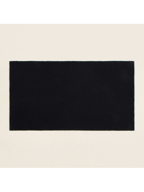 Полотенце вафельное SL HOME: Linen «Дарк Маре», 60×140 см, чёрное
