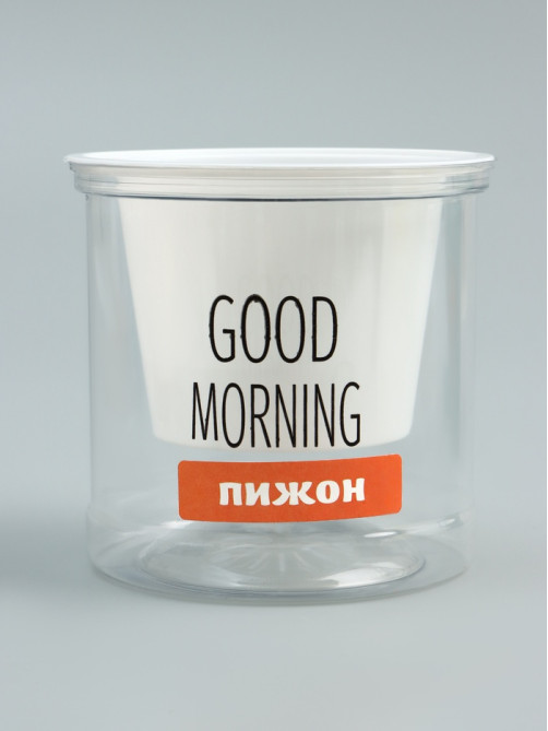 Проращиватель травы для кошек, с семенами, пластик, белый