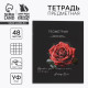 Тетрадь в клетку, предметная, 48 л., на скрепке, А5 «Силуэт. Геометрия»