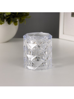 Фигурка световая RISALUX «Хрустальный бокал», LED-ночник, 0.3 Вт, 4.9×4.9×5.5 см