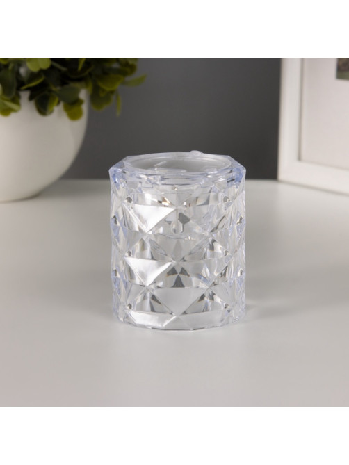 Фигурка световая RISALUX «Хрустальный бокал», LED-ночник, 0.3 Вт, 4.9×4.9×5.5 см