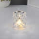 Фигурка световая RISALUX «Хрустальный бокал», LED-ночник, 0.3 Вт, 4.9×4.9×5.5 см