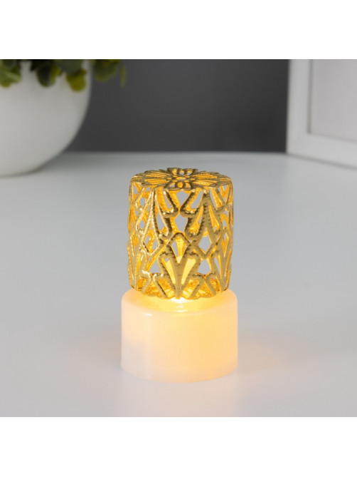 Фигурка световая RISALUX «Цилиндр», LED-ночник, 0.3 Вт, 3.5×3.5×5.1 см