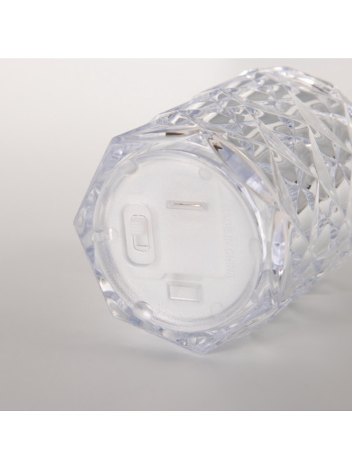 Фигурка световая RISALUX «Хрустальный бокал», LED-ночник, 0.3 Вт, 4.9×4.9×5.5 см