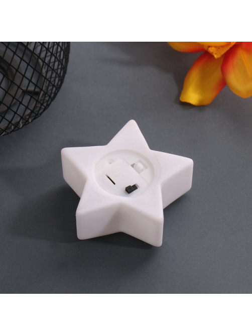 Фигурка световая RISALUX «Звезда. Гора», LED-ночник, 3xLR1130, 7×7×2.5 см