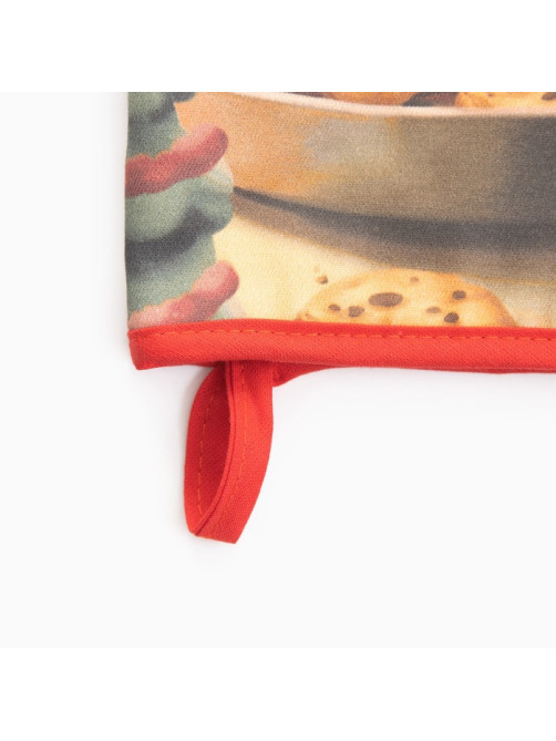 Варежка - прихватка новогодняя «Этель» Cookies, 15×28 см, саржа, хлопок 100%, ватин 250 г/м²