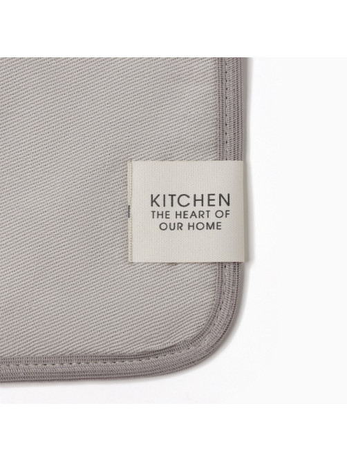 Кухонный набор «Этель» Kitchen light gray: прихватка, варежка-прихватка, светло-серый
