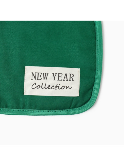 Кухонный набор «Этель» New year collection, варежка 18×29 см, прихватка 19×19 см,100% хлопок, зелёный