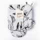 Кухонный набор «Доляна» Plant leaves: варежка 20×27 см, прихватка 19×19 см, 100% хлопок, 250 г/м²