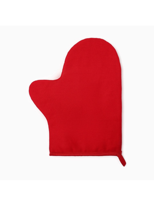 Варежка - прихватка «Этель» Red, 18×29 см, саржа, 100% хлопок, 250 г/м²