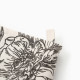 Варежка - прихватка «Этель» Black flowers, 20×27 см, 100% хлопок, саржа 190 г/м²