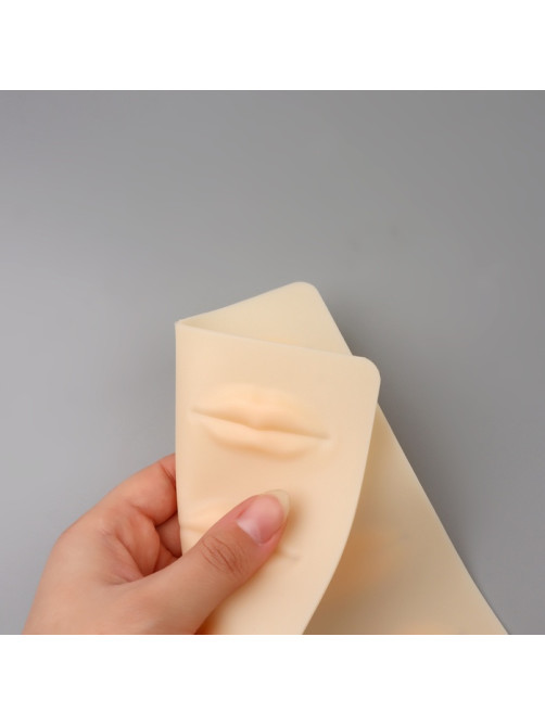 Искусственная кожа для тату и татуажа губ, 24.5×15 см, бежевая